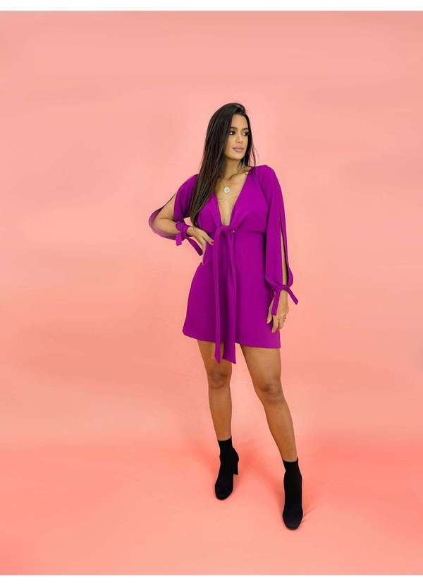 Closet Rc - Vestido Marília - Roxo Roxo 2
