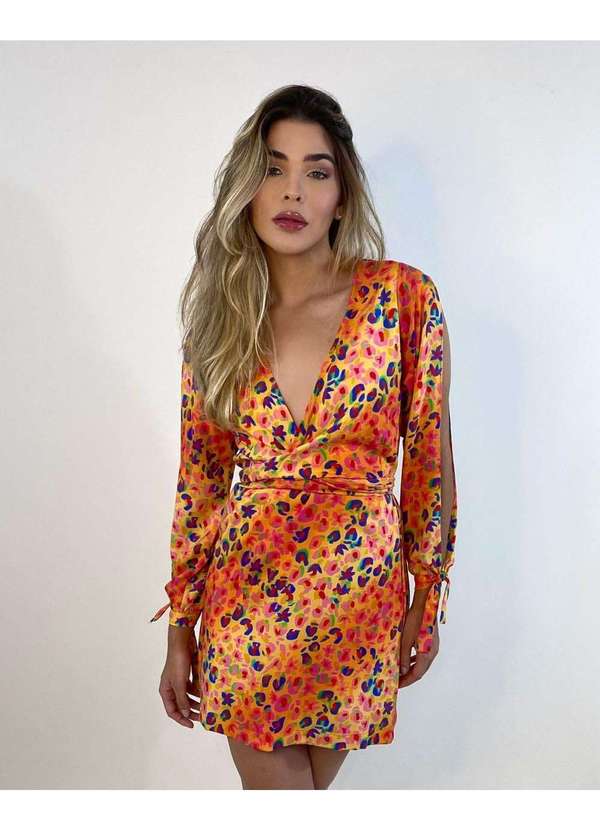 Closet Rc - Vestido Marília Multicores