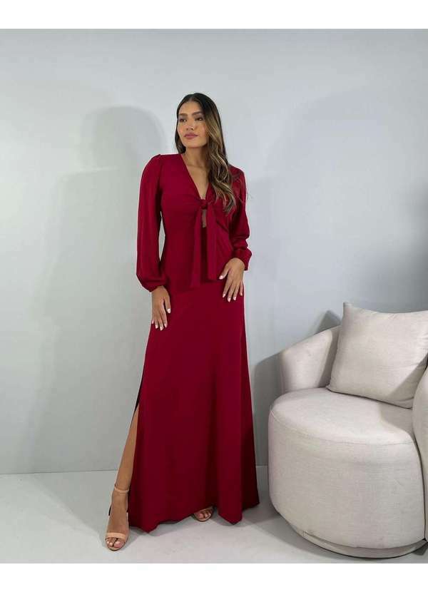 Closet Rc - Vestido Mavi Vermelho