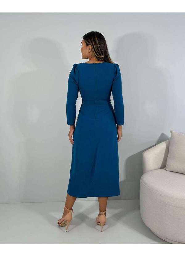 Closet Rc - Vestido Monalisa Azul 5