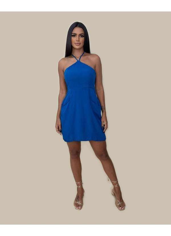 Closet Rc - Vestido Monique Azul