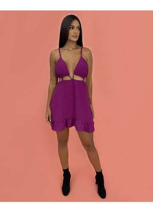 Vestido Nicole Roxo Closet RC