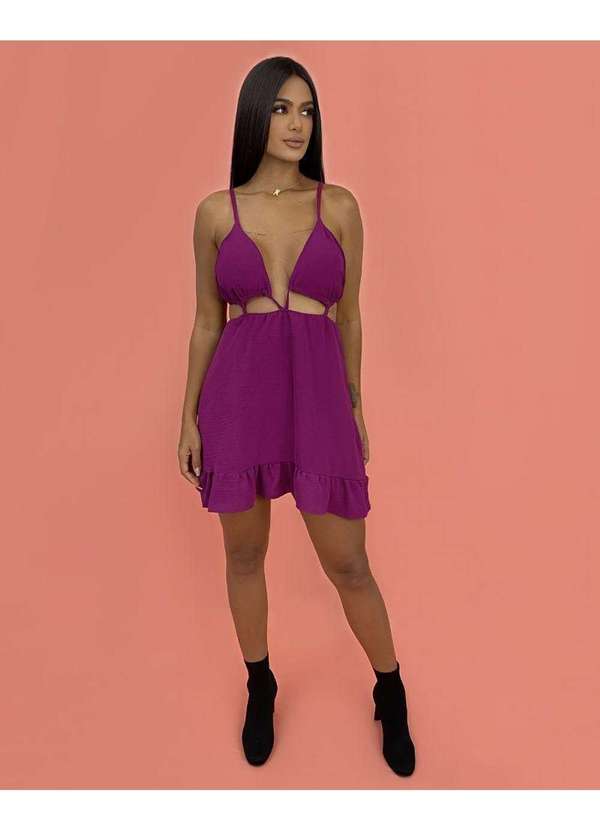 Closet Rc - Vestido Nicole Roxo