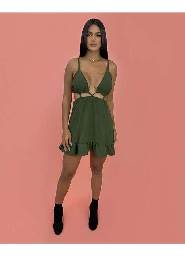 Closet Rc - Vestido Nicole Verde 2