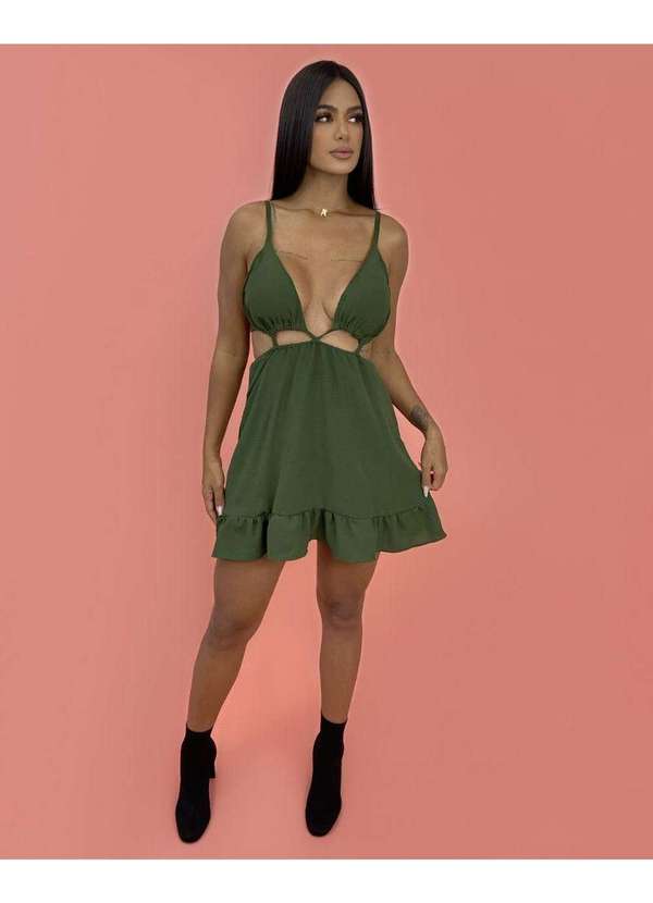 Closet Rc - Vestido Nicole Verde 4