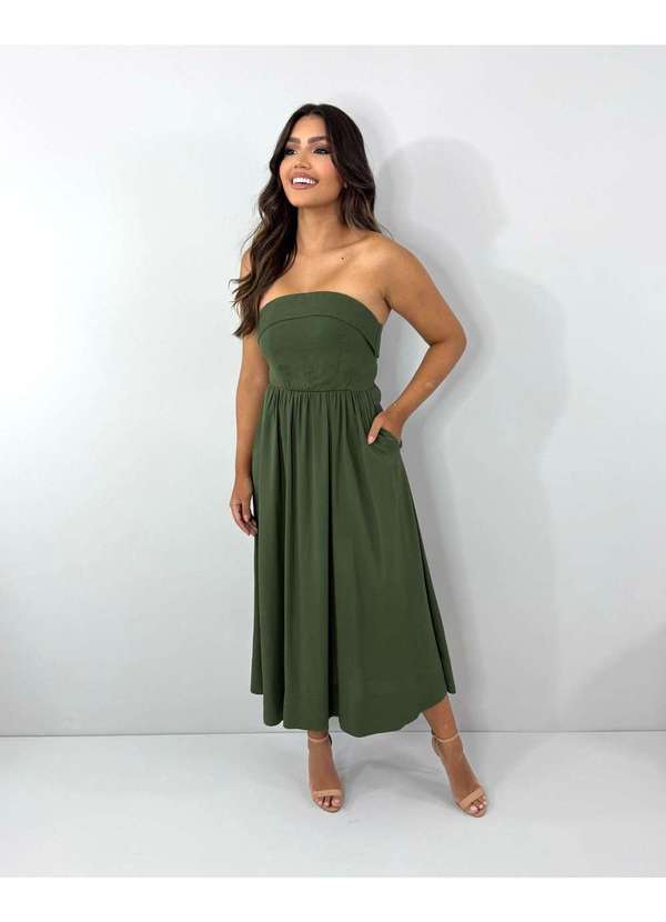 Closet Rc - Vestido Perla Verde 3