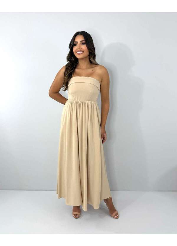 Closet Rc - Vestido Perla Nude