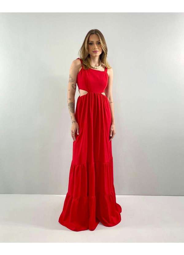 Closet Rc - Vestido Pérola Vermelho 2