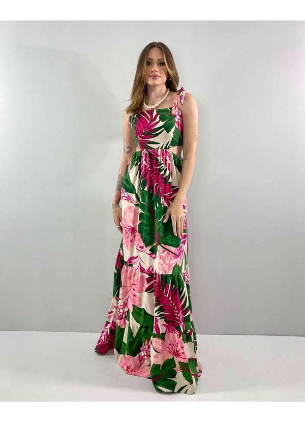 Closet Rc - Vestido Pérola Multicores