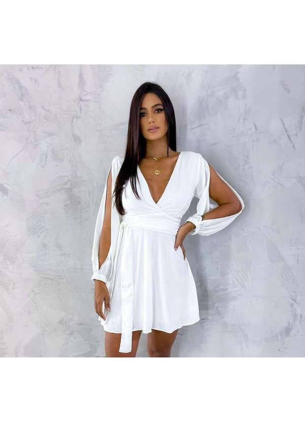 Closet Rc - Vestido Priscila Branco