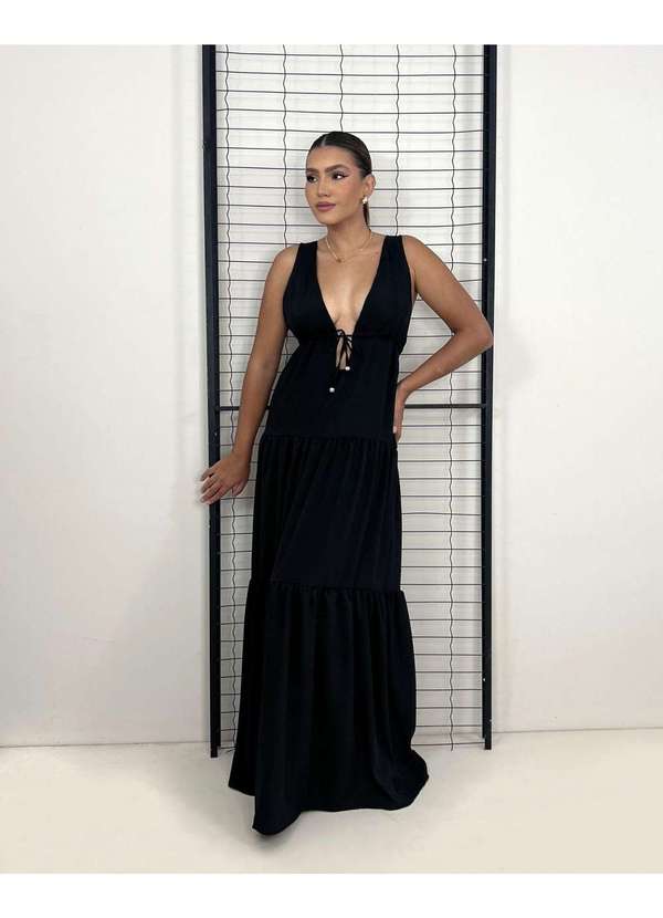 Closet Rc - Vestido Ramona Preto