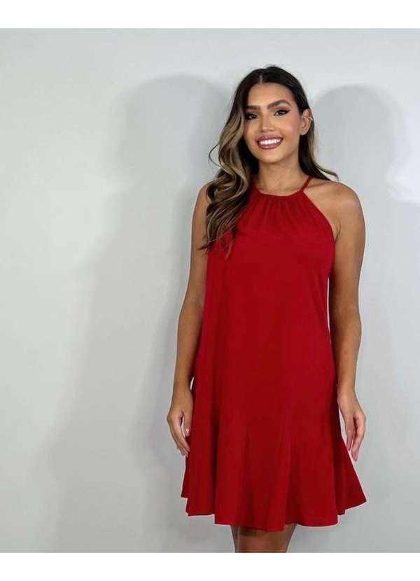 Closet Rc - Vestido Regina Vermelho