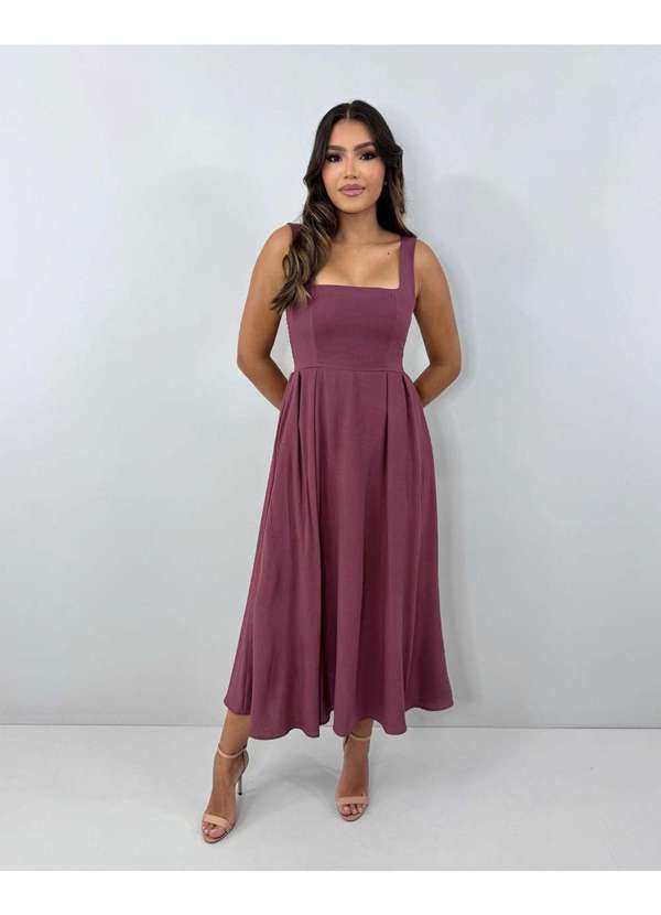 Closet Rc - Vestido Samanta Marrom 2