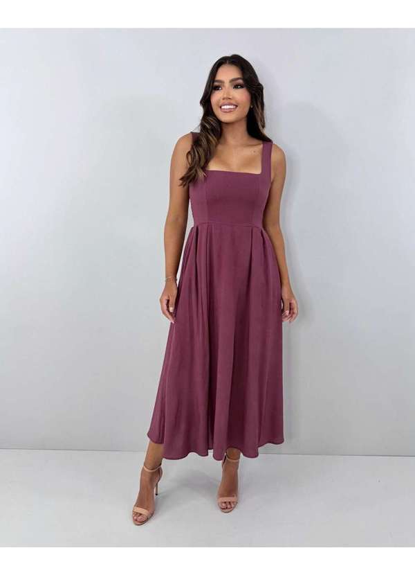 Closet Rc - Vestido Samanta Marrom 4