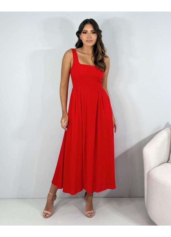 Closet Rc - Vestido Samanta Vermelho 2