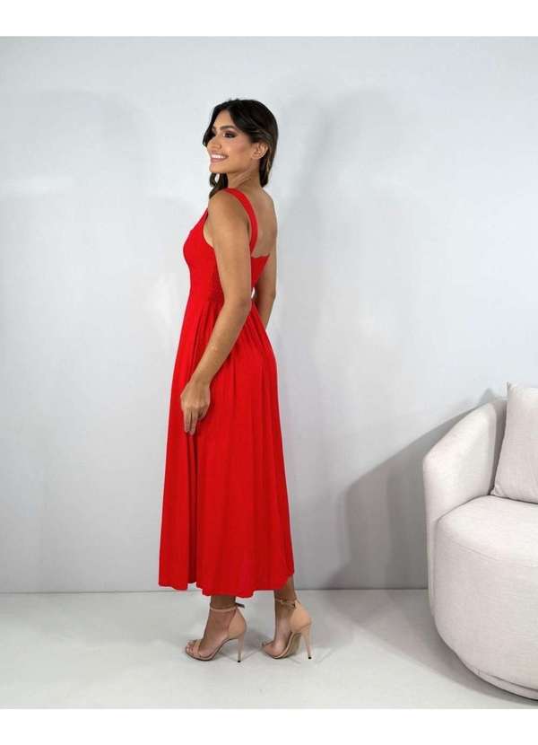 Closet Rc - Vestido Samanta Vermelho 4