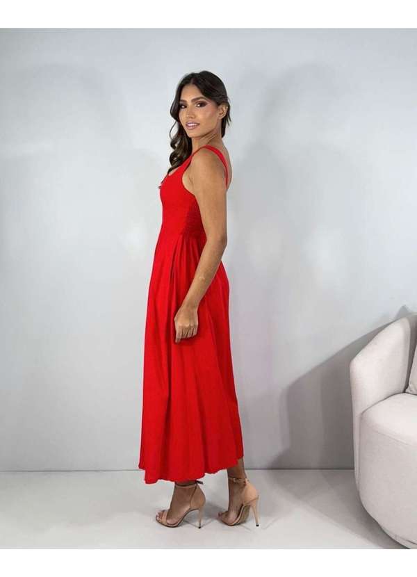 Closet Rc - Vestido Samanta Vermelho 5
