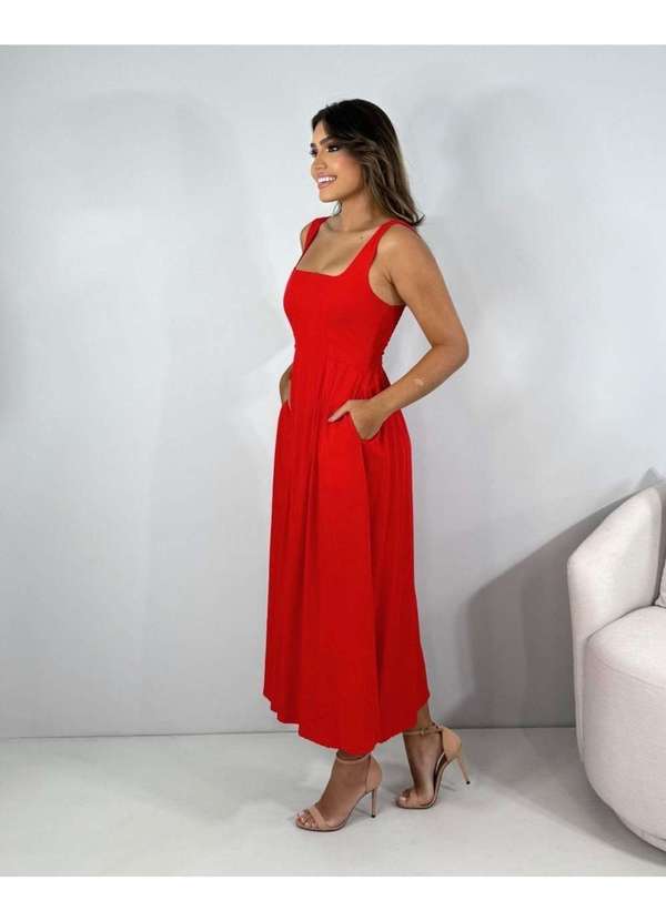 Closet Rc - Vestido Samanta Vermelho 6