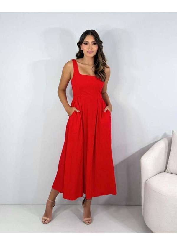 Closet Rc - Vestido Samanta Vermelho 9