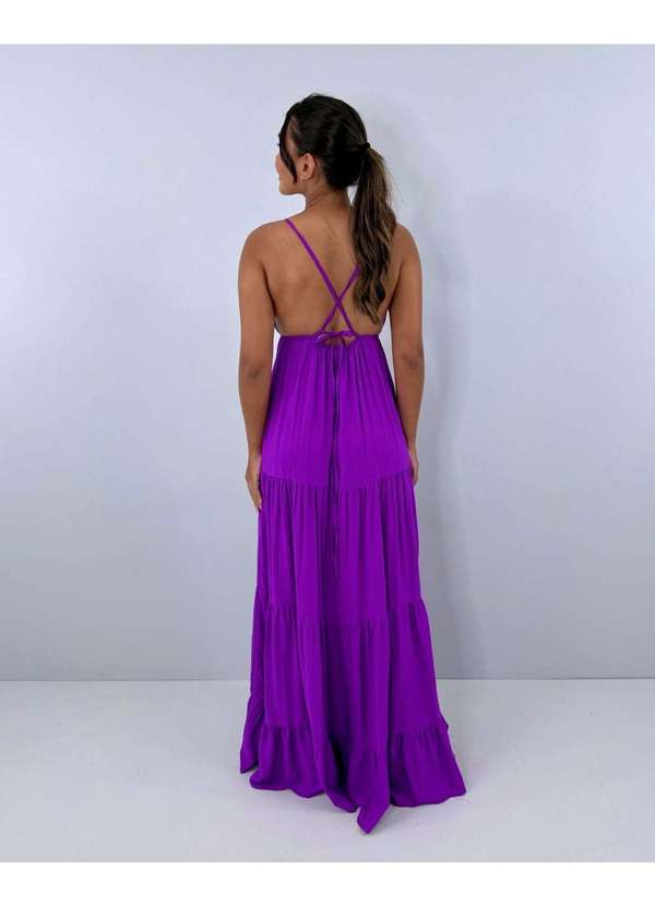 Closet Rc - Vestido Sophia Roxo 4