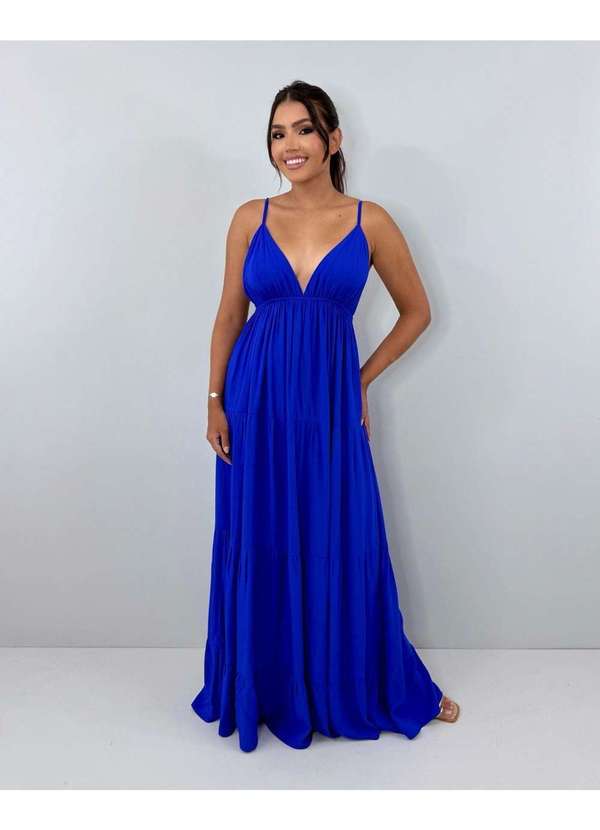 Closet Rc - Vestido Sophia Azul 4