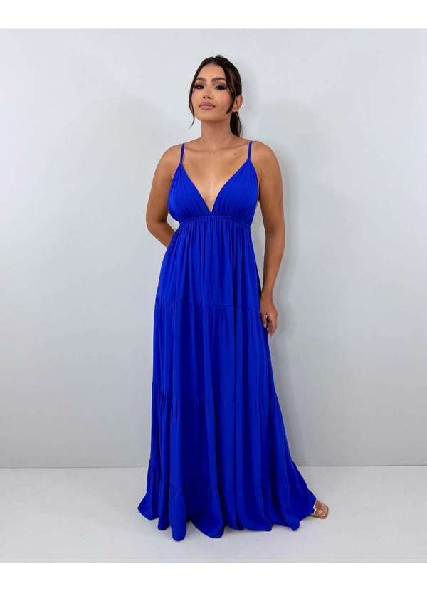 Closet Rc - Vestido Sophia Azul 5