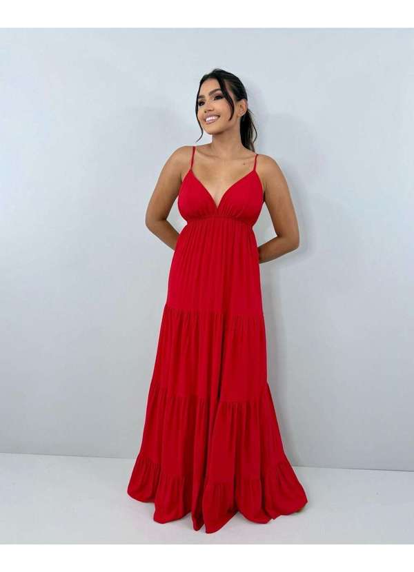 Closet Rc - Vestido Sophia Vermelho 7