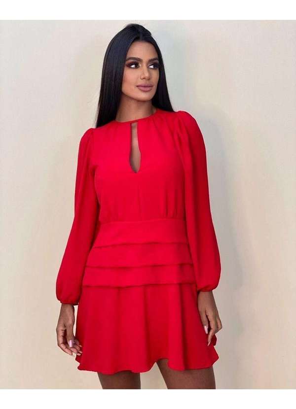 Closet Rc - Vestido Suzana Vermelho