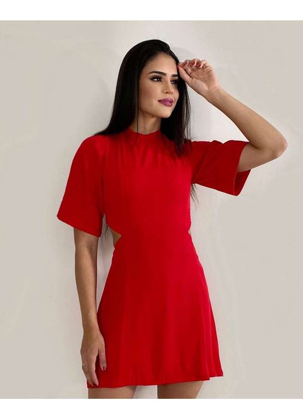 Closet Rc - Vestido Tânia Vermelho 4