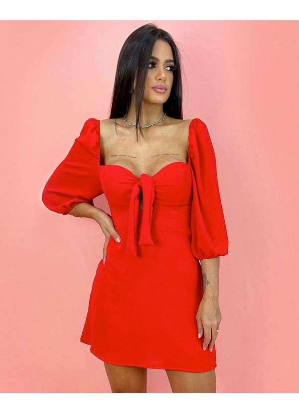 Closet Rc - Vestido Tatiane Vermelho