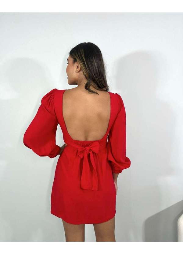 Closet Rc - Vestido Tayla Vermelho 5