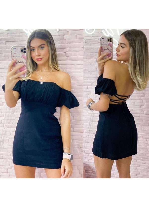 Closet Rc - Vestido Thay Preto