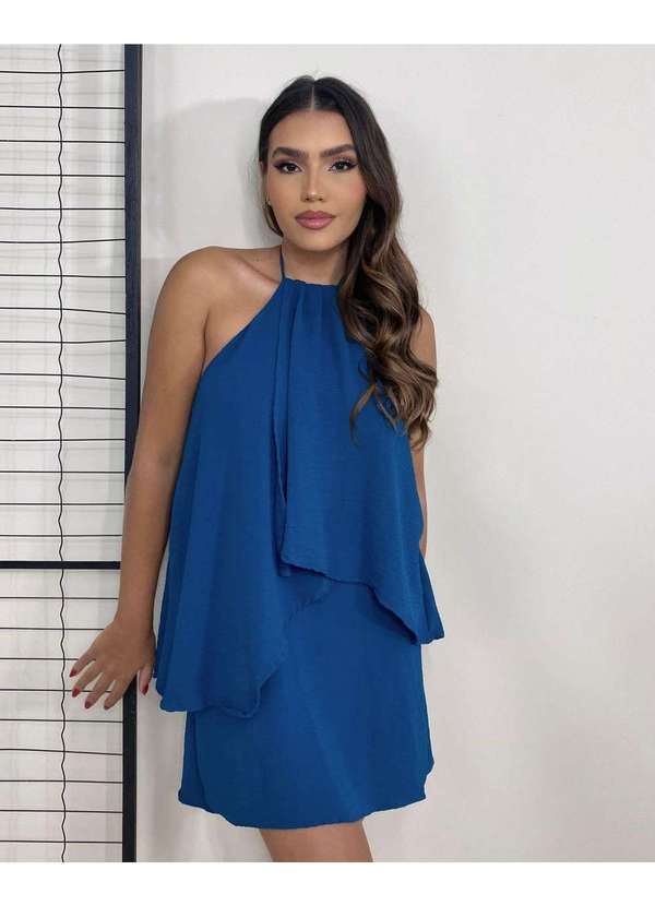 Closet Rc - Vestido Tiffany Azul