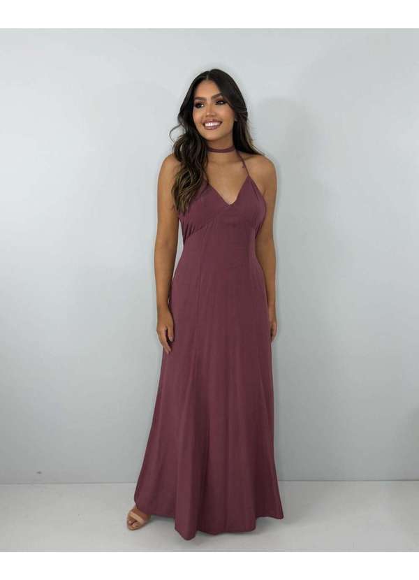 Closet Rc - Vestido Victória Marrom 2