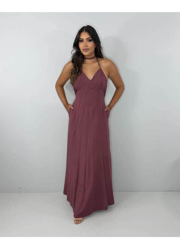 Closet Rc - Vestido Victória Marrom 6