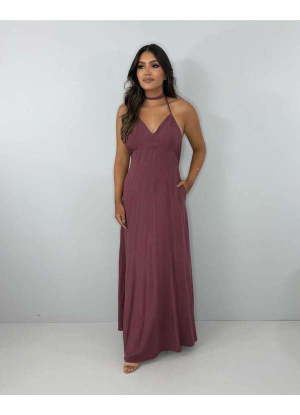Closet Rc - Vestido Victória Marrom 7