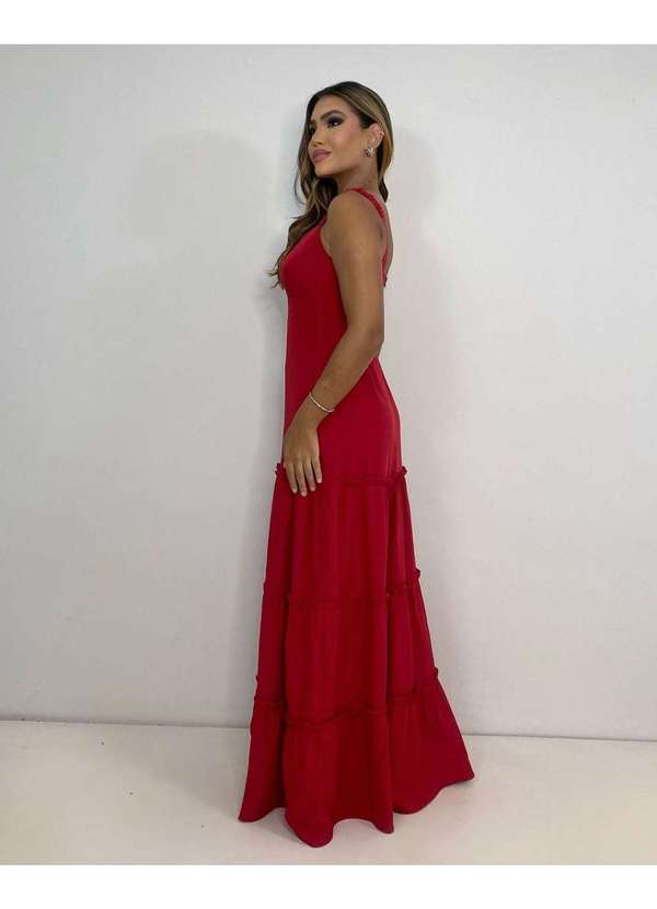 Closet Rc - Vestido Vivi Vermelho 4