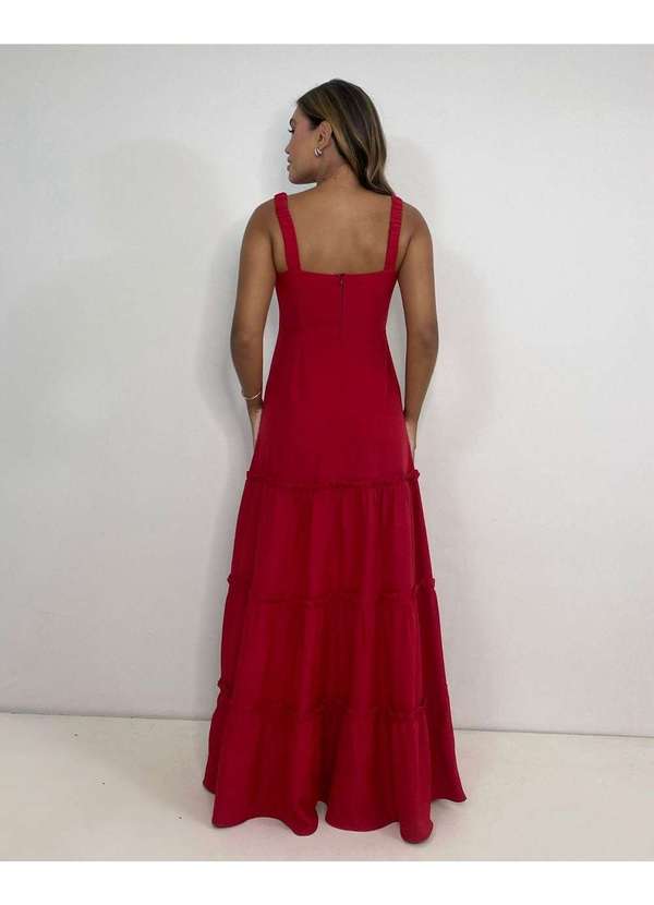 Closet Rc - Vestido Vivi Vermelho 5
