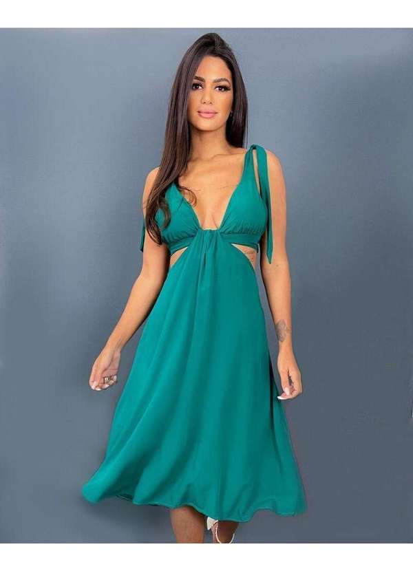 Closet Rc - Vestido Viviane Verde 3