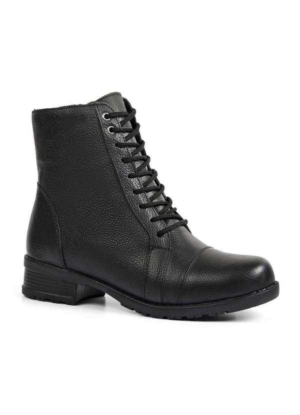 Sandro Moscoloni - Bota Feminina Coturno Sandro Moscoloni Couro Renata Black Black