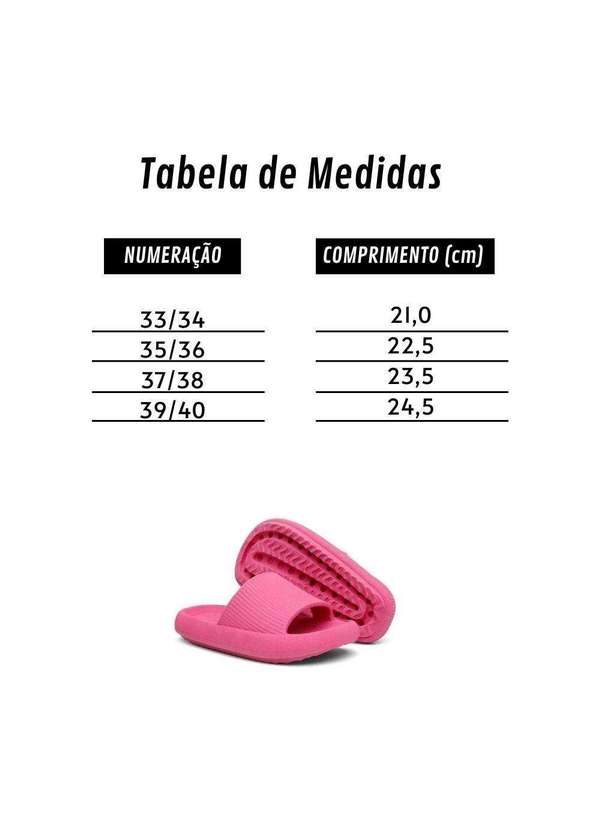 Luma Ventura - Chinelo Nuvem Slide Conforto Ergonômico Flexivel Babi Pink Pink 6