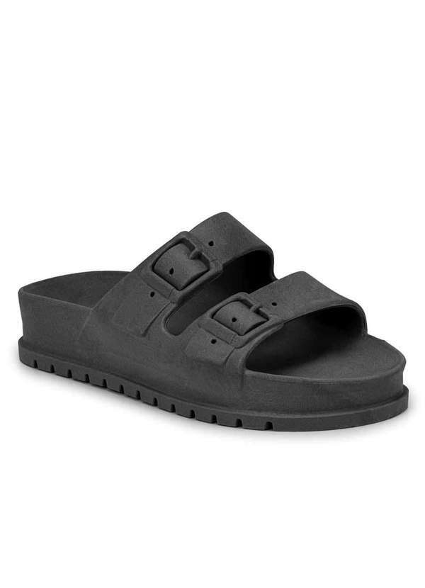 Luma Ventura - Chinelo Sandália Plataforma Birken V2 Preto Black