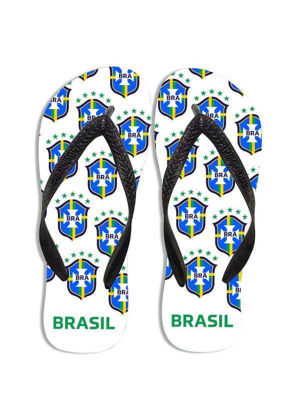 Sandro Moscoloni - Chinelo Sandro Moscoloni Copa do Mundo Selecao Brasil White