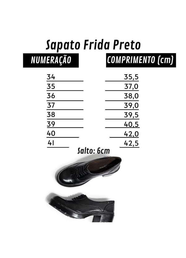 Sandro Moscoloni - Sapato Feminino Oxford Salto Bloco Frida Preta Black 6