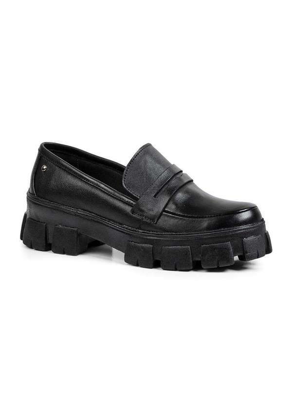 Sandro Moscoloni - Sapato Feminino Mocassim Tratorado Dandara Preto Black