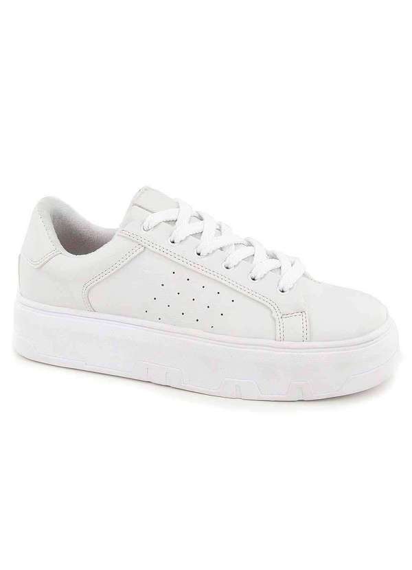 Polo State - Tenis Casual Feminino Plataforma Polo State Melody White White