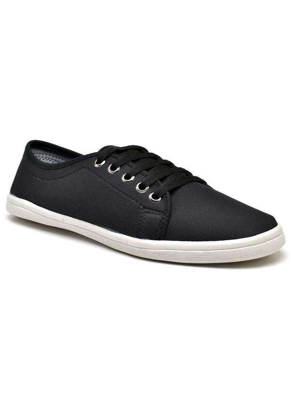 Luma Ventura - Tênis Feminino Casual Luma Ventura Alana Preto Black