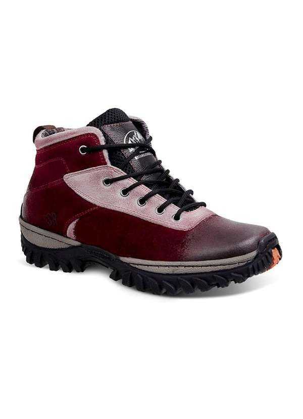 Sandro Moscoloni - Bota Adventure Masculina Sandro Moscoloni Avatar Vinho Bordo