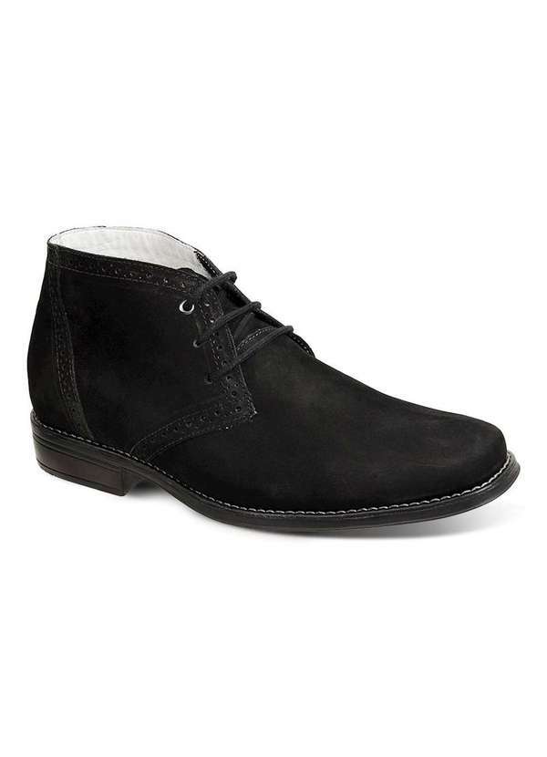 Sandro Moscoloni - Bota Casual Desert Masculina Sandro Moscoloni Grant Preta Black