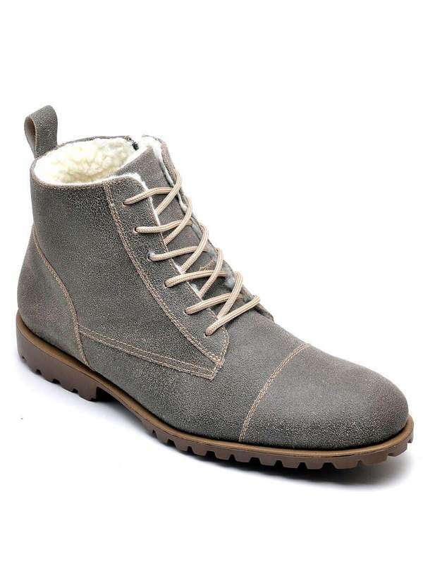 Sandro Moscoloni - Bota Casual Desert Neve Masculina Sandromoscoloni Cold Night Gray Cinza